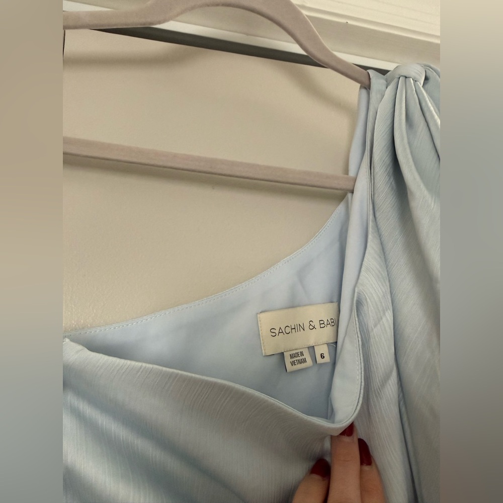 SACHIN & BABI Chelsea Gown in Ice Blue - Picture 6 of 9